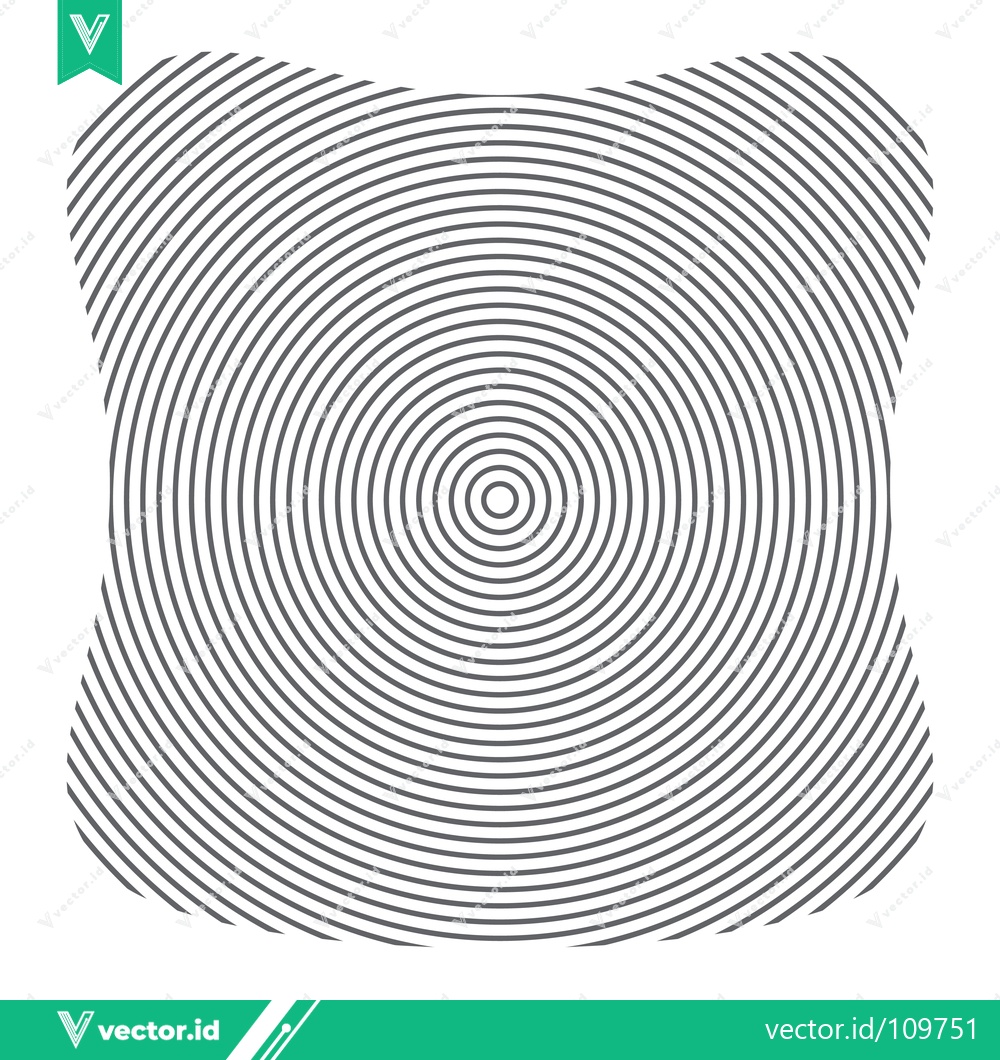 Premium Vector dari Concentric Circles Pattern Abstract Background