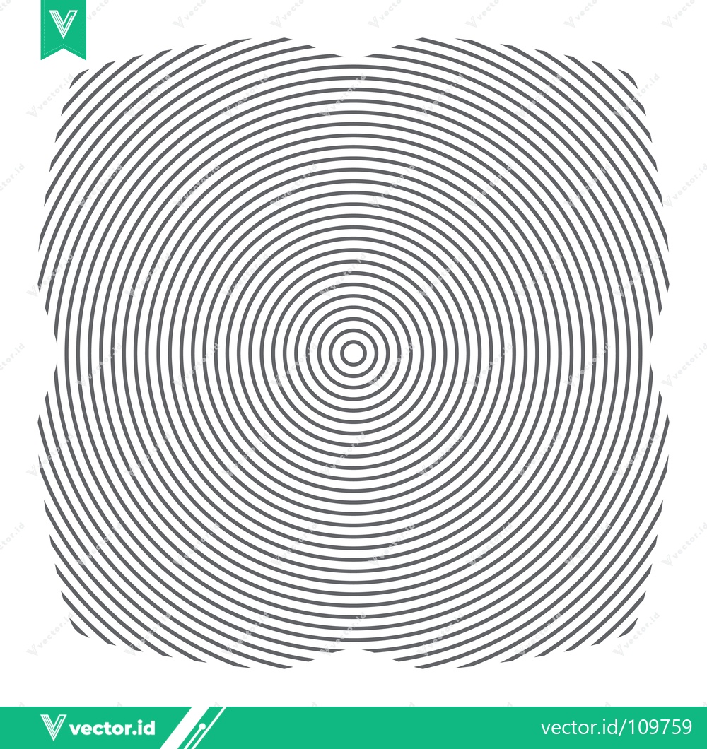 Premium Vector dari Concentric Circles Pattern Abstract Background