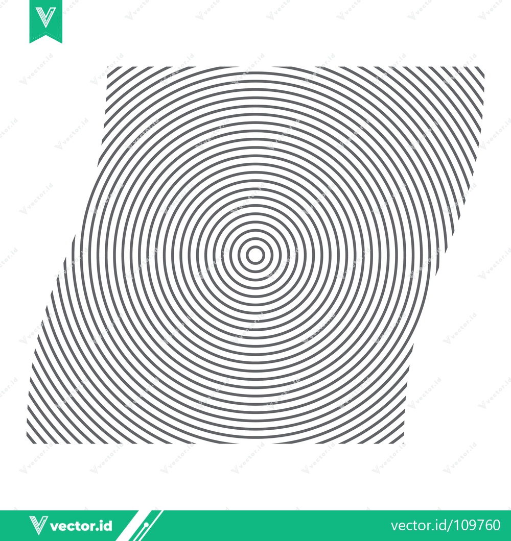 Premium Vector of Concentric Circles Pattern Abstract Geometric Design