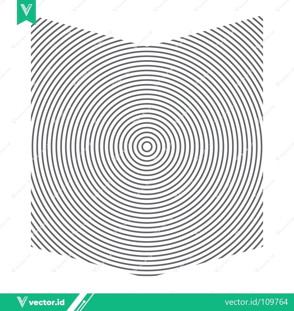 Premium Vector dari Concentric Circles Pattern Abstract Background