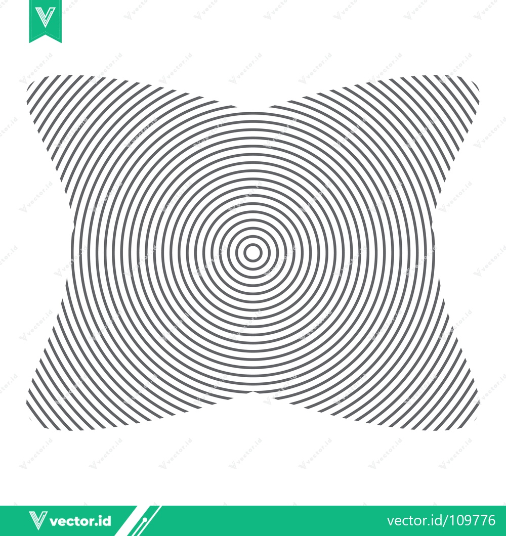 Premium Vector dari Concentric Circles Abstract Pattern