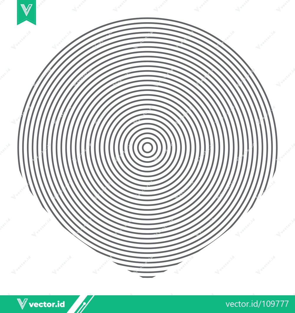 Premium Vector of Concentric Circles Pattern Abstract Background
