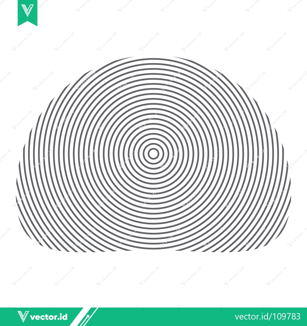 Premium Vector of Concentric Circles Abstract Pattern
