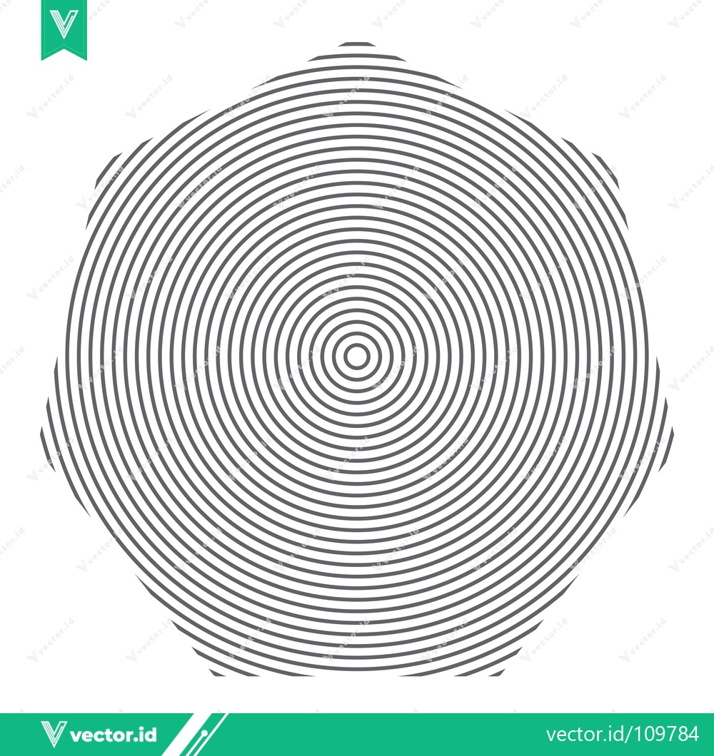 Premium Vector dari Concentric Circles Forming a Geometric Octagonal Shape with a Central Focus