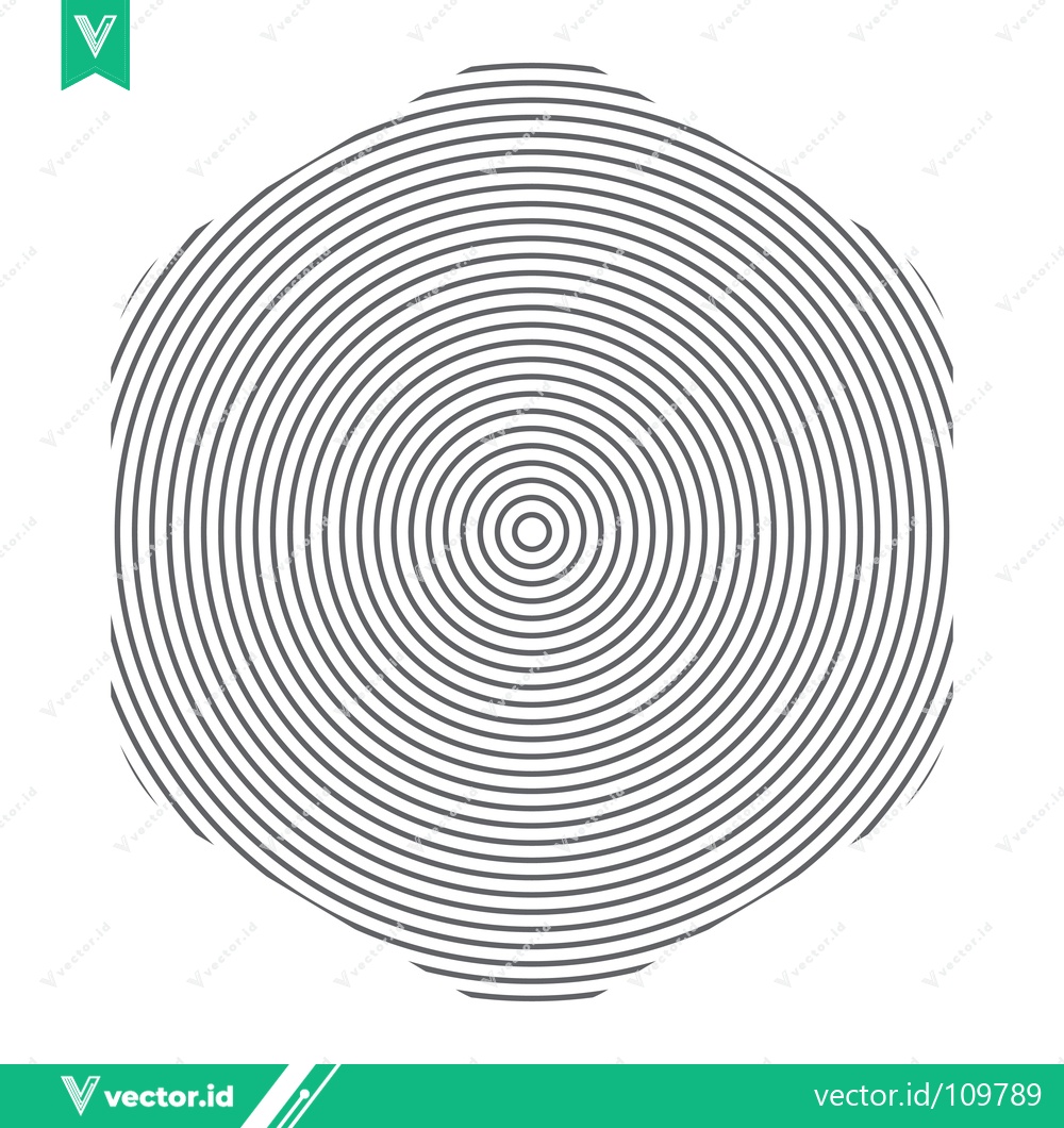 Premium Vector dari Concentric Hexagonal Pattern Optical Illusion