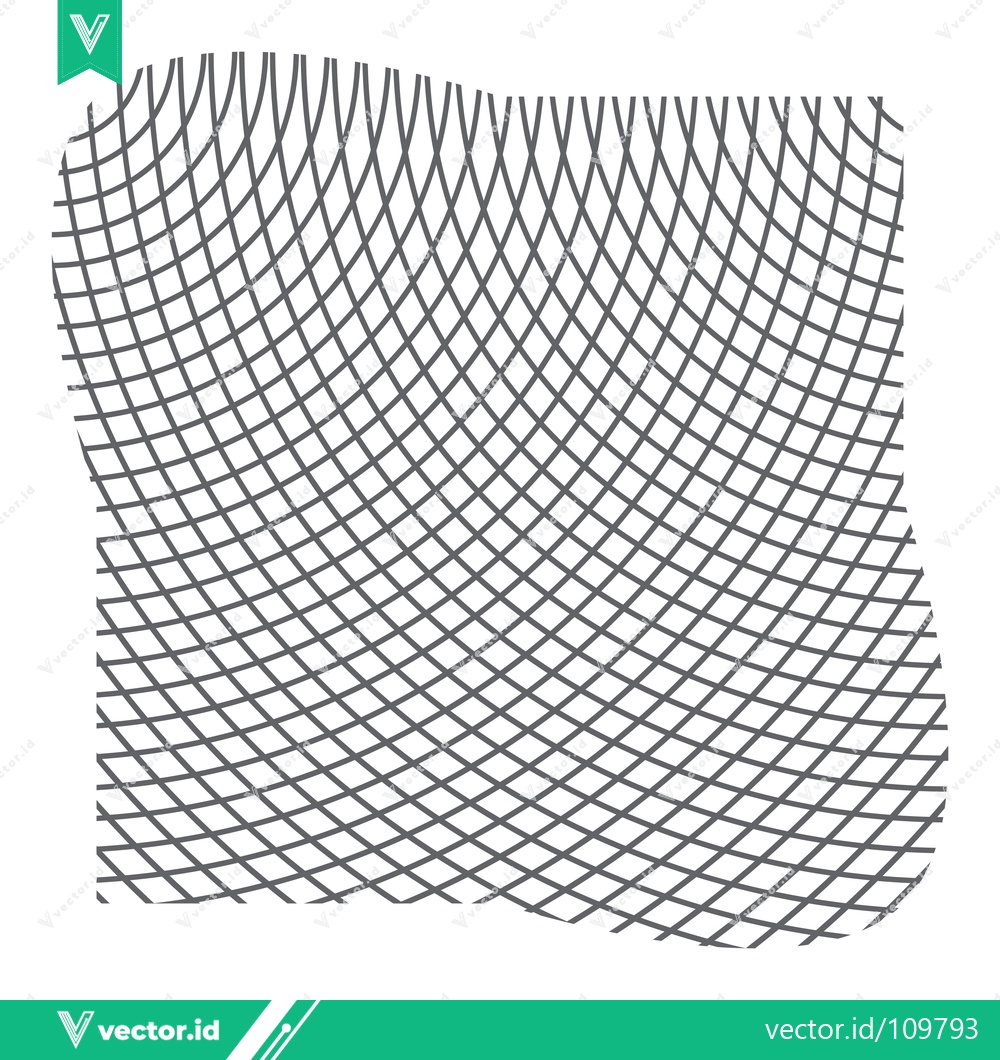 Premium Vector dari Abstract Grid Pattern with Curved Lines and Distortion
