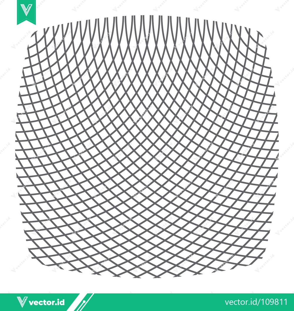 Premium Vector dari Abstract Geometric Grid Pattern with Curved Lines