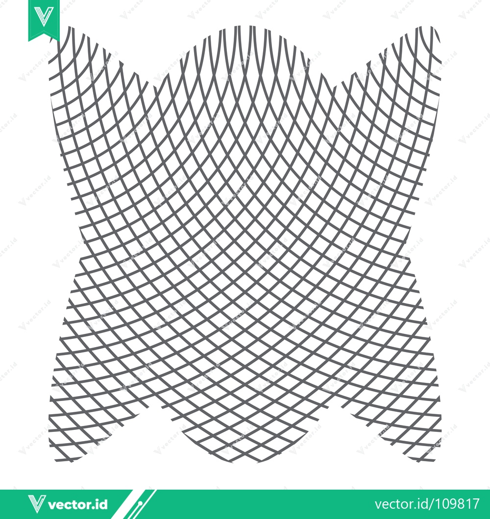 Premium Vector of Abstract Geometric Pattern with Intersecting Lines and Curves
