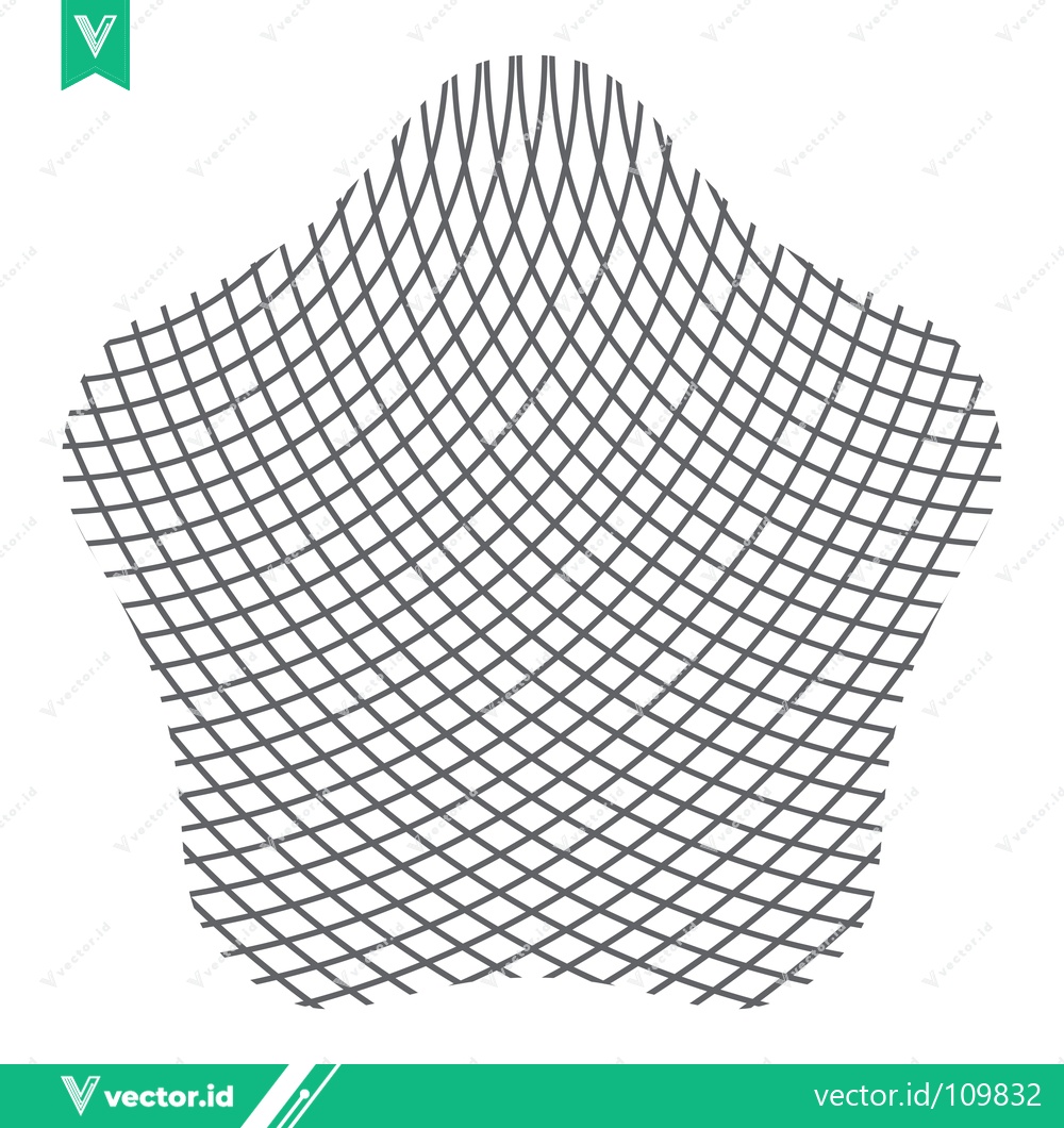 Premium Vector dari Abstract Geometric Pattern Pentagonal Shape Wireframe Mesh