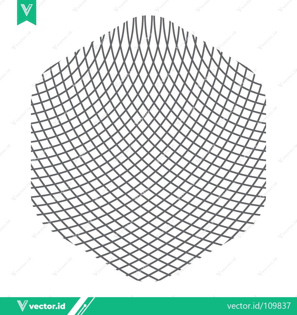 Premium Vector dari Abstract Geometric Pattern Hexagonal Grid Structure