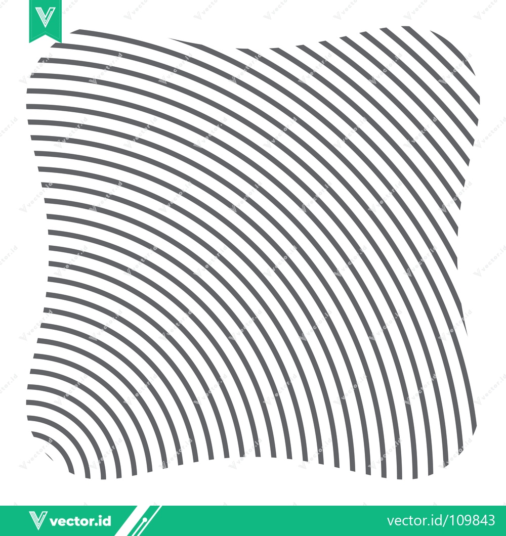 Premium Vector dari Concentric Curved Lines Pattern Abstract Background