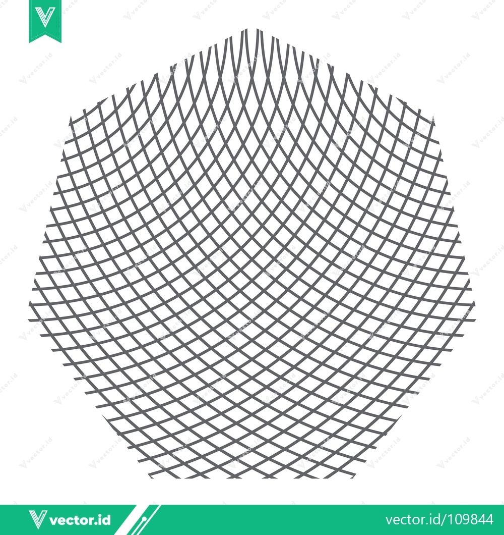 Premium Vector dari Abstract Geometric Pattern of Intersecting Lines Forming a Hexagonal Shape