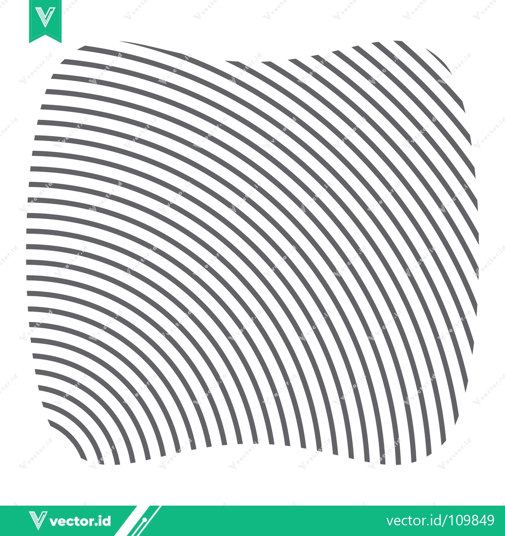 Premium Vector dari Concentric Curved Lines Abstract Pattern