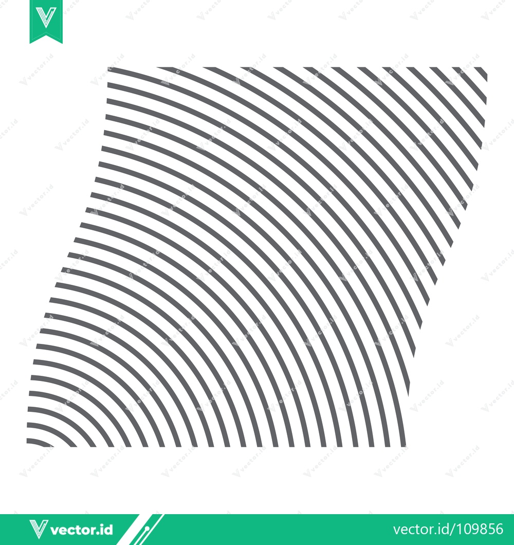 Premium Vector of Abstract Geometric Pattern of Concentric Arcs
