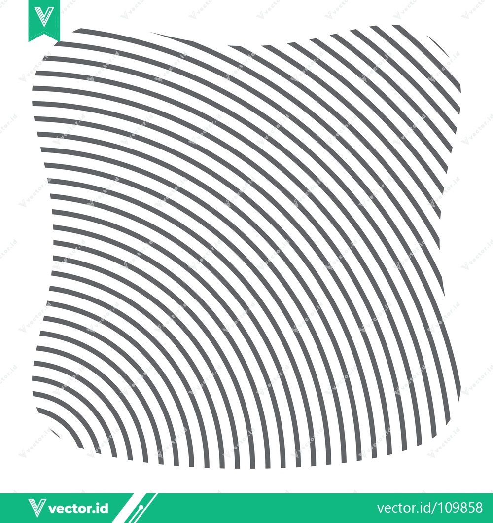 Premium Vector of Concentric Curved Lines Pattern Abstract Background