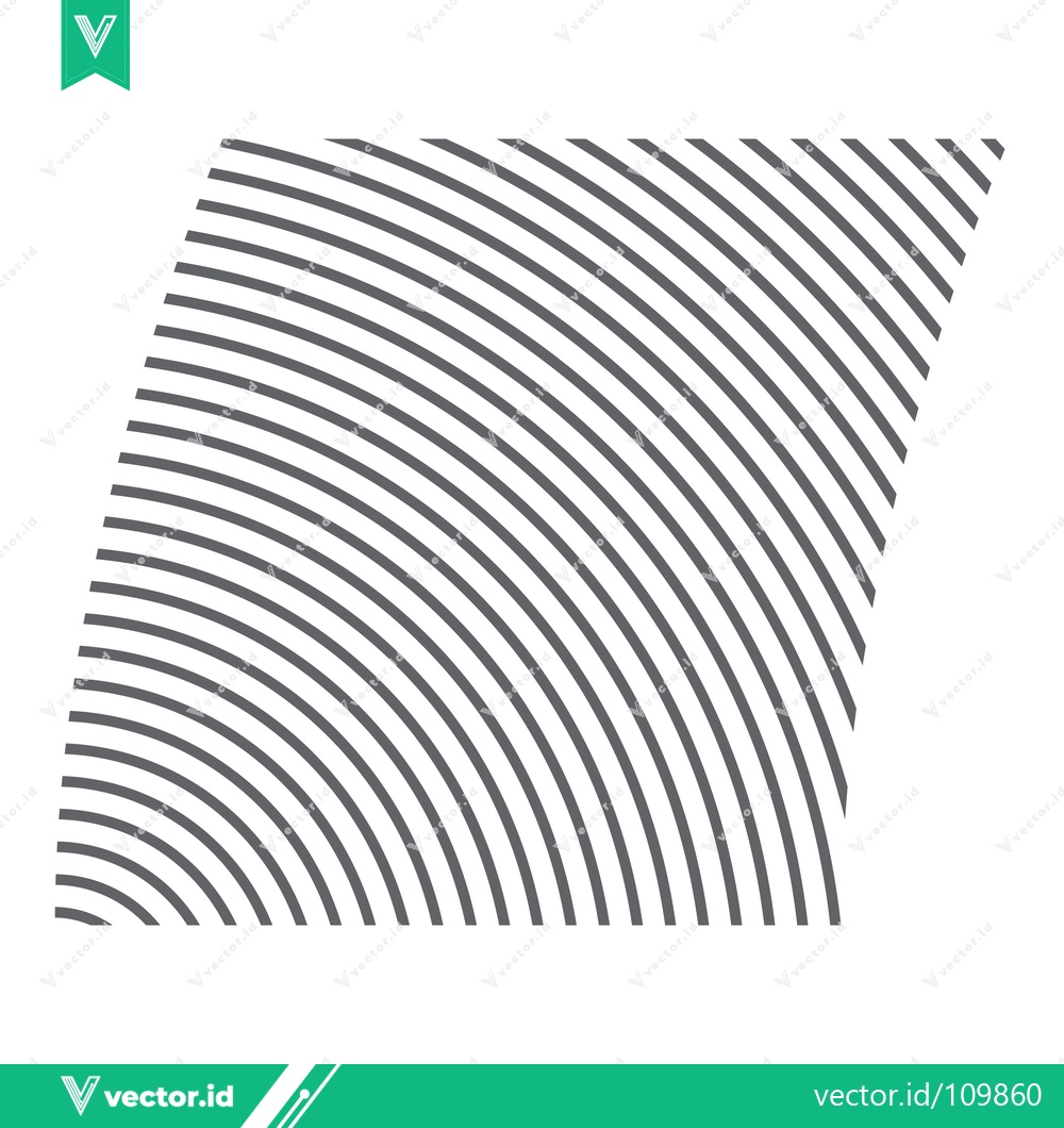 Premium Vector dari Concentric Arc Pattern on White Background