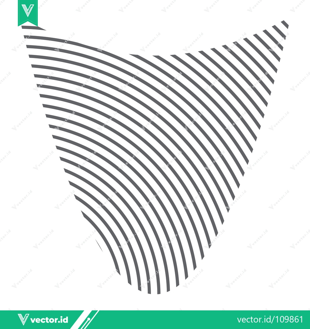 Premium Vector of Abstract Curved Lines Pattern Minimalist Graphic Design