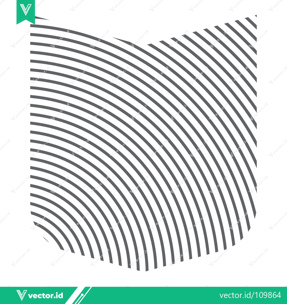 Premium Vector dari Abstract Curved Lines Pattern Graphic Design