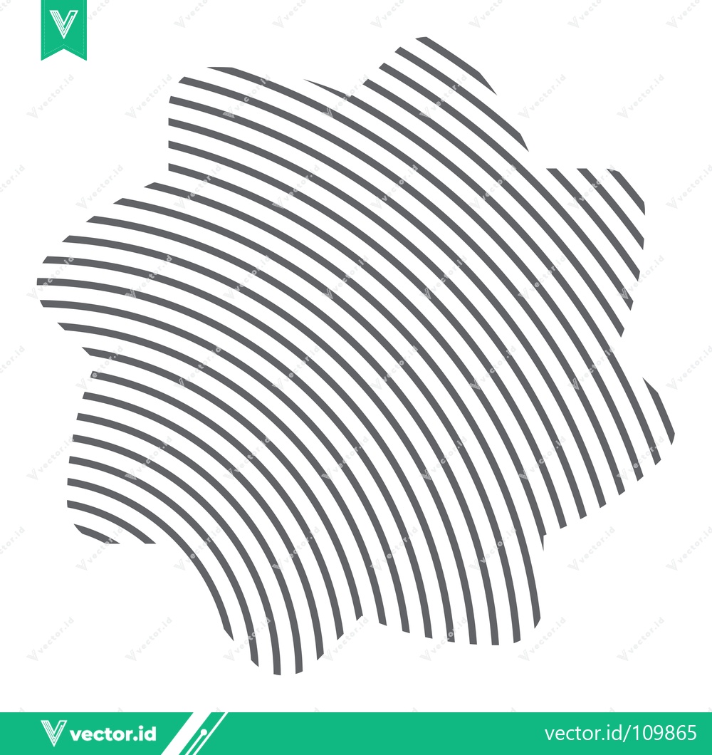 Premium Vector of Abstract Geometric Starburst Pattern with Concentric Lines