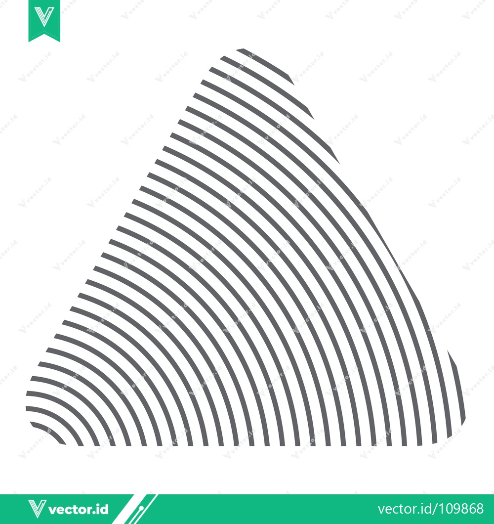 Premium Vector dari Abstract Geometric Triangle Pattern with Concentric Lines