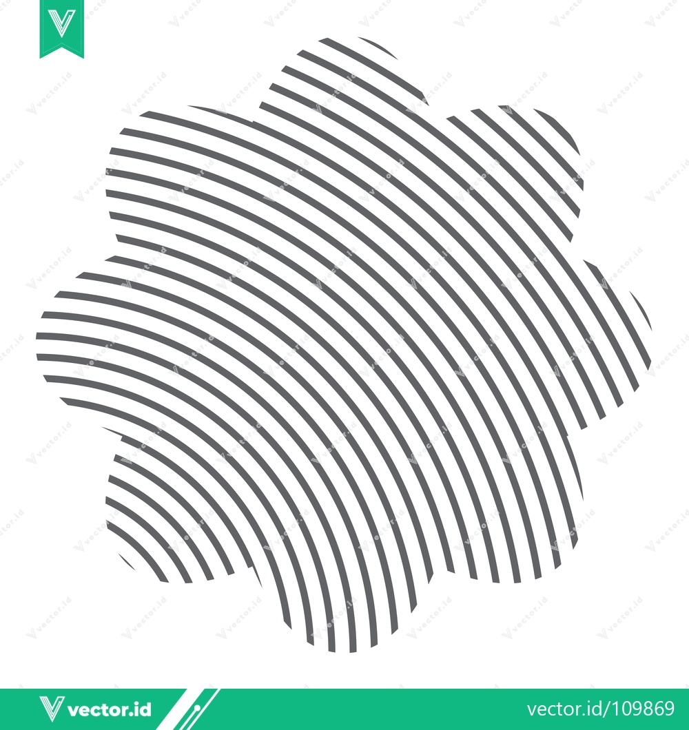 Premium Vector of Abstract Geometric Starburst Pattern with Concentric Lines