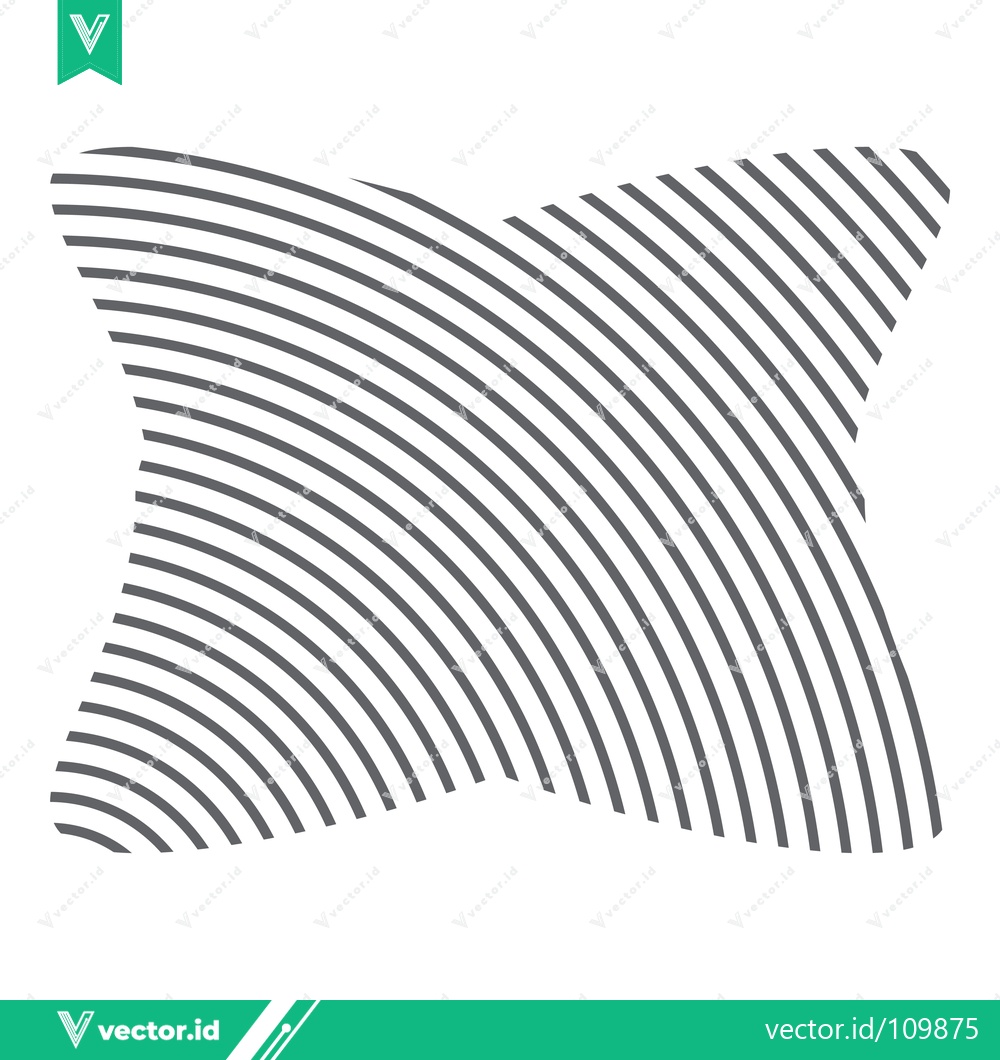 Premium Vector dari Abstract Curved Lines Pattern Graphic Design