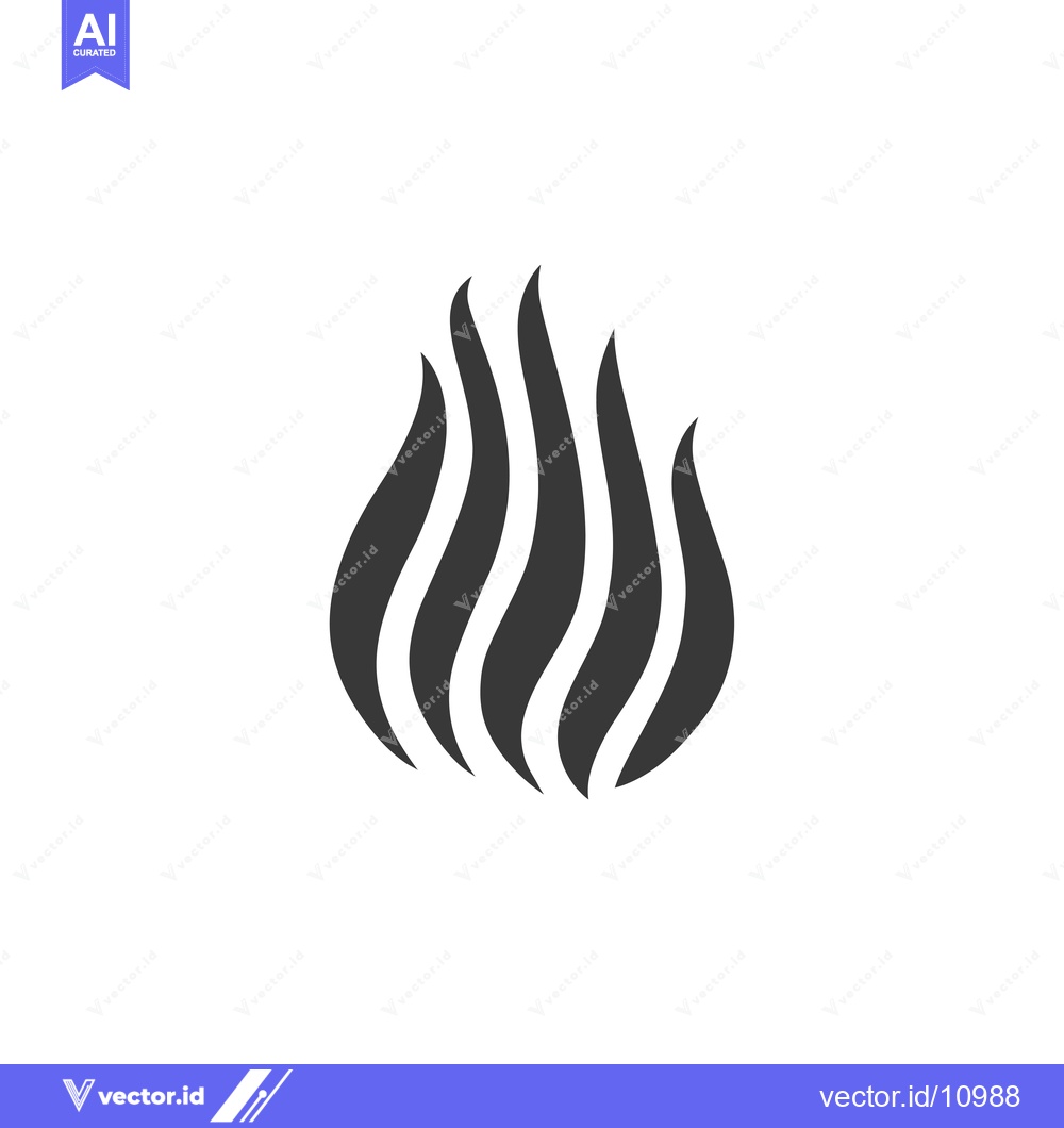 Premium Vector dari Abstract Black and White Flame Design