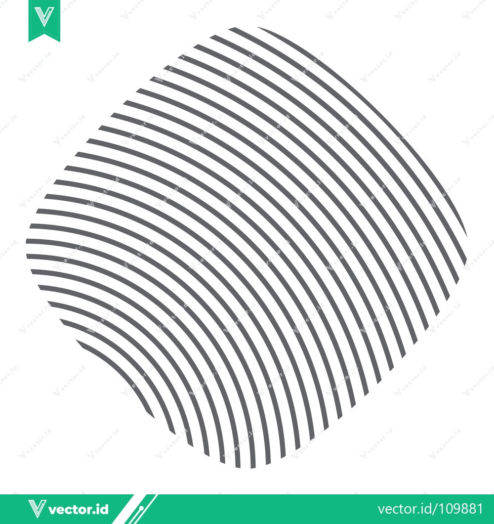 Premium Vector dari Abstract Curved Lines Pattern