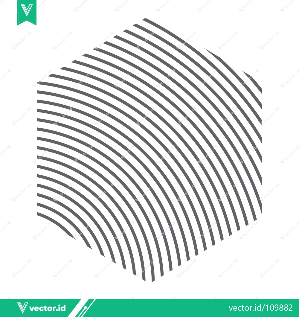 Premium Vector dari Abstract Geometric Pattern with Concentric Curved Lines