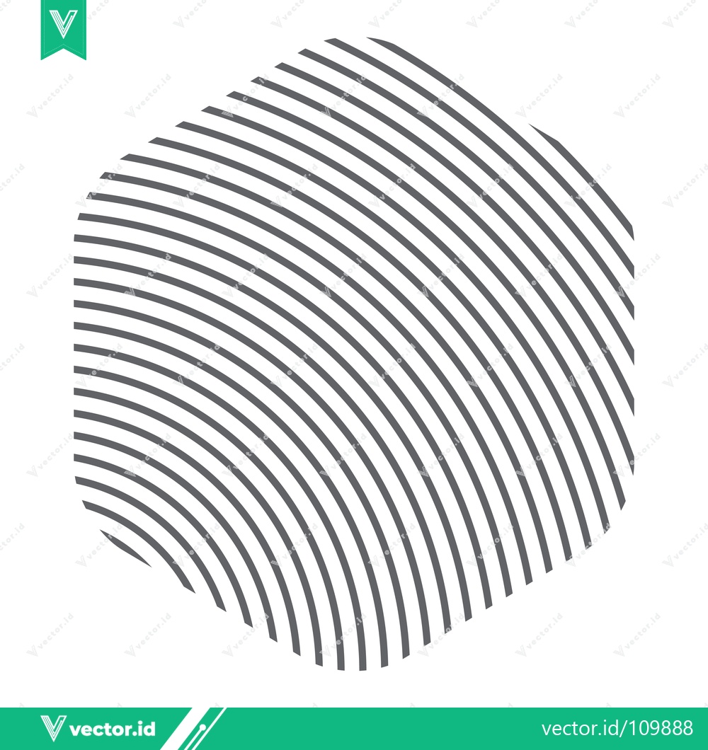 Premium Vector of Abstract Geometric Pattern with Curved Lines