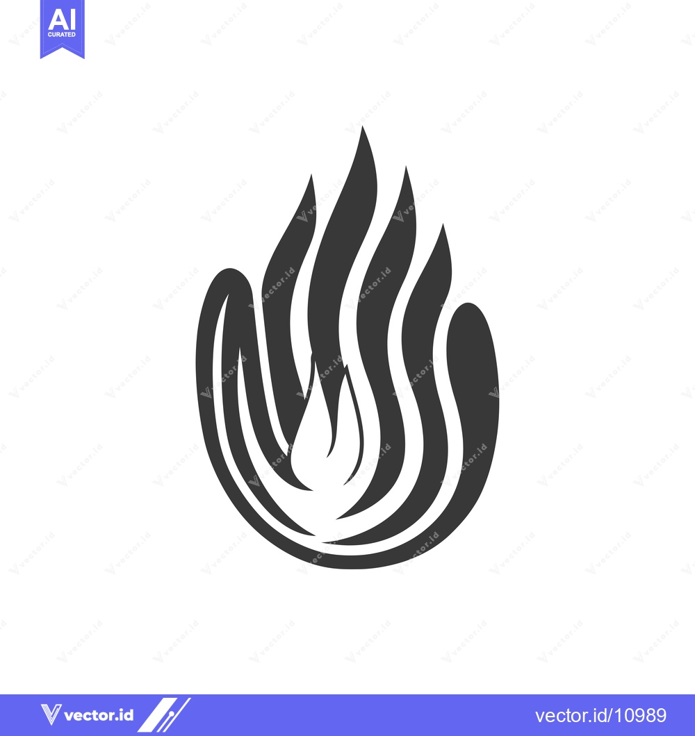 Premium Vector of Abstract black and white flame graphic design