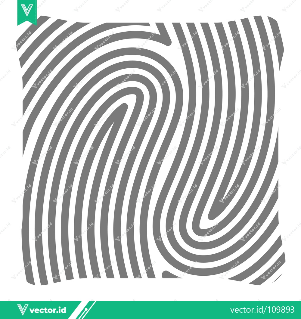 Premium Vector of Abstract Fingerprint Pattern Graphic Design