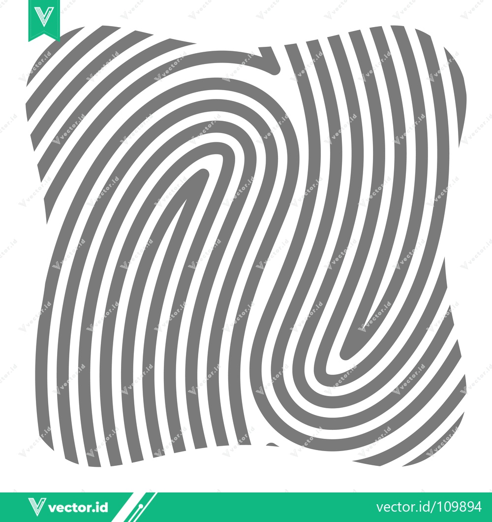 Premium Vector of Abstract Fingerprint Pattern Background