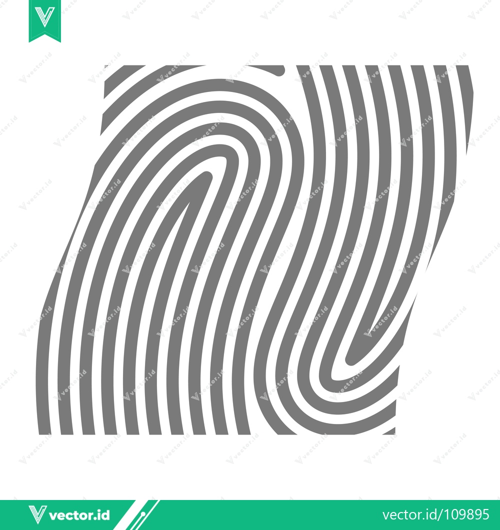 Premium Vector dari Abstract Fingerprint Pattern Graphic Design