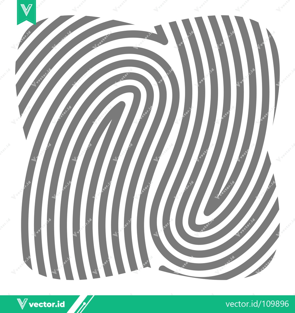 Premium Vector dari Abstract Fingerprint Pattern Graphic Design