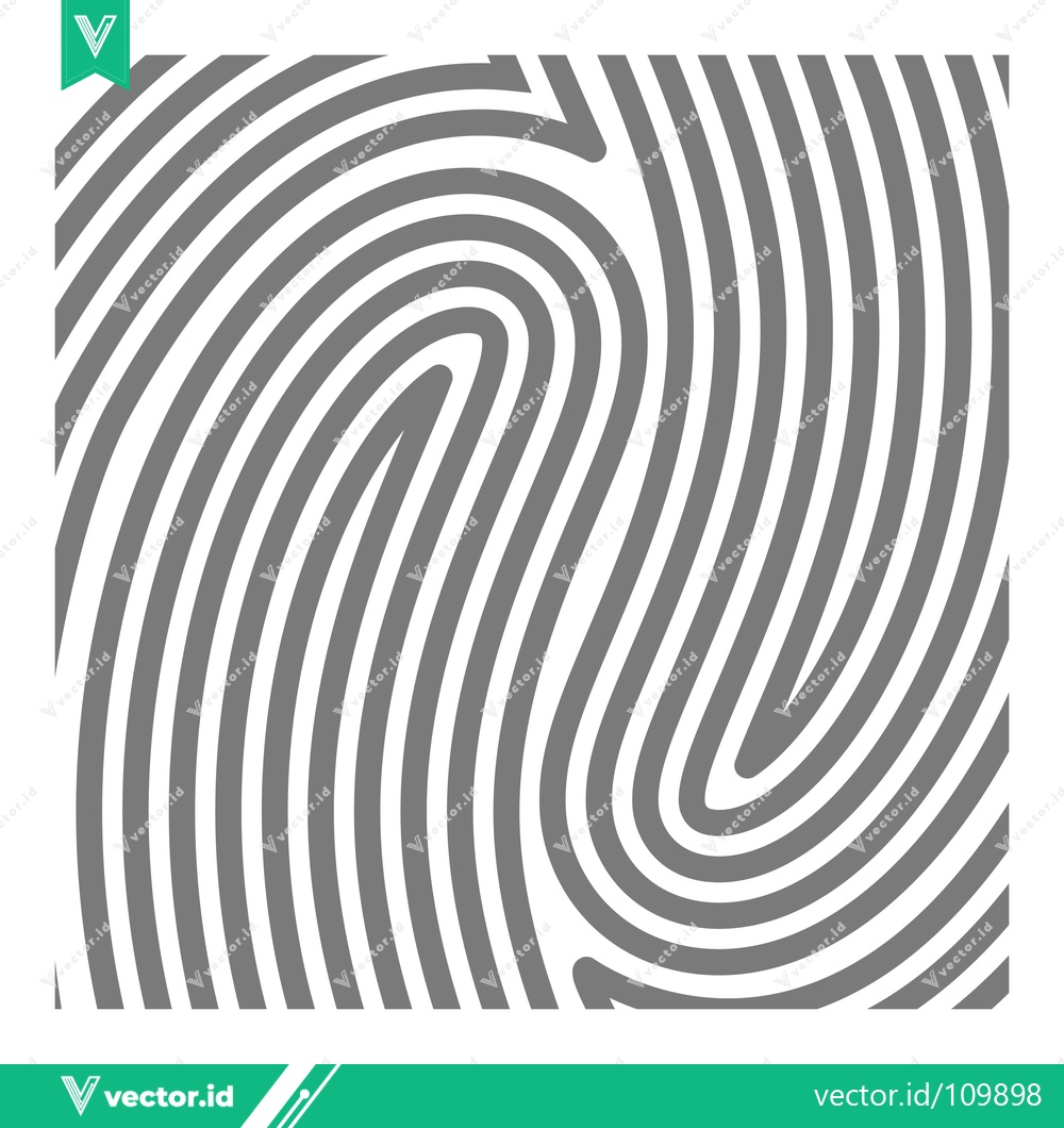 Premium Vector of Abstract Fingerprint Pattern Background