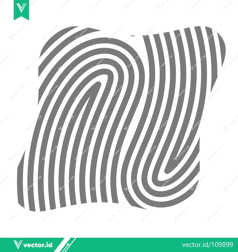 Premium Vector dari Abstract Fingerprint Pattern Graphic Design