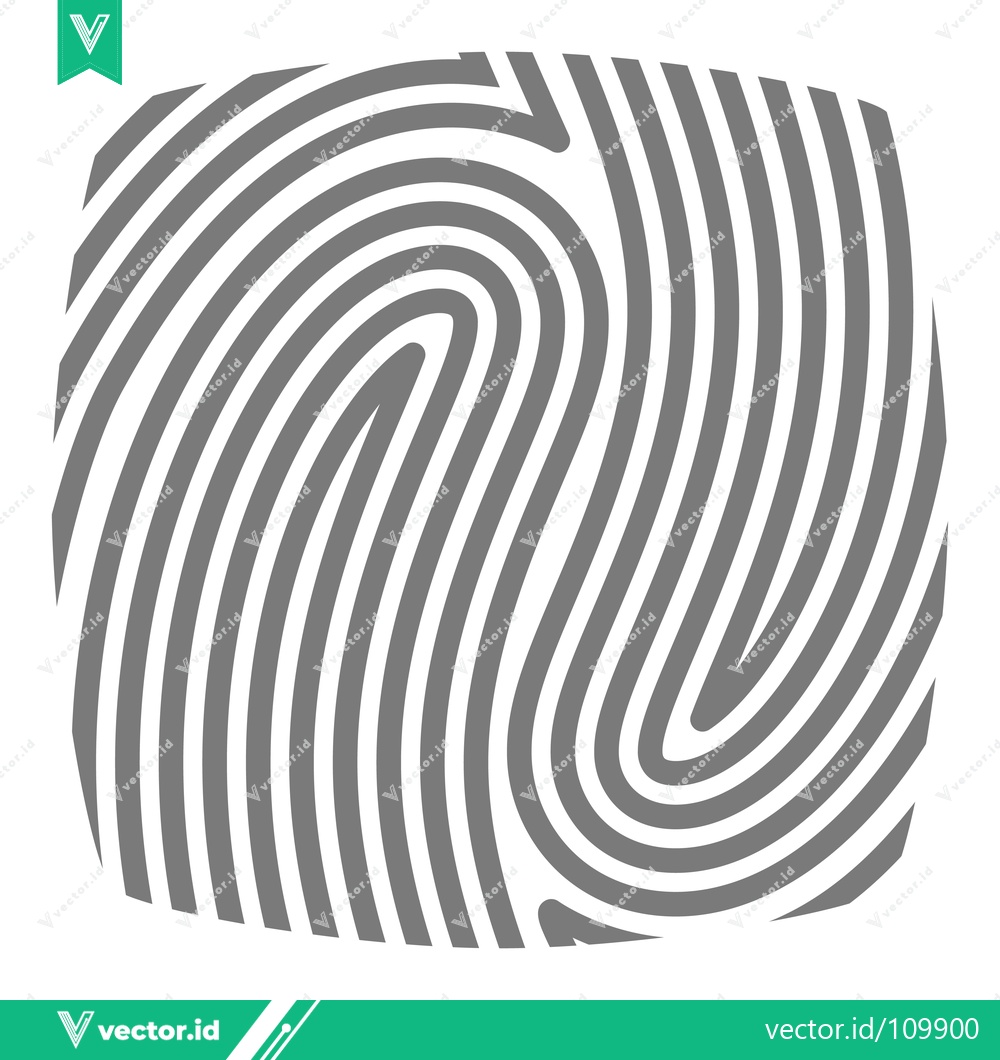 Premium Vector of Abstract Fingerprint Pattern Graphic Design