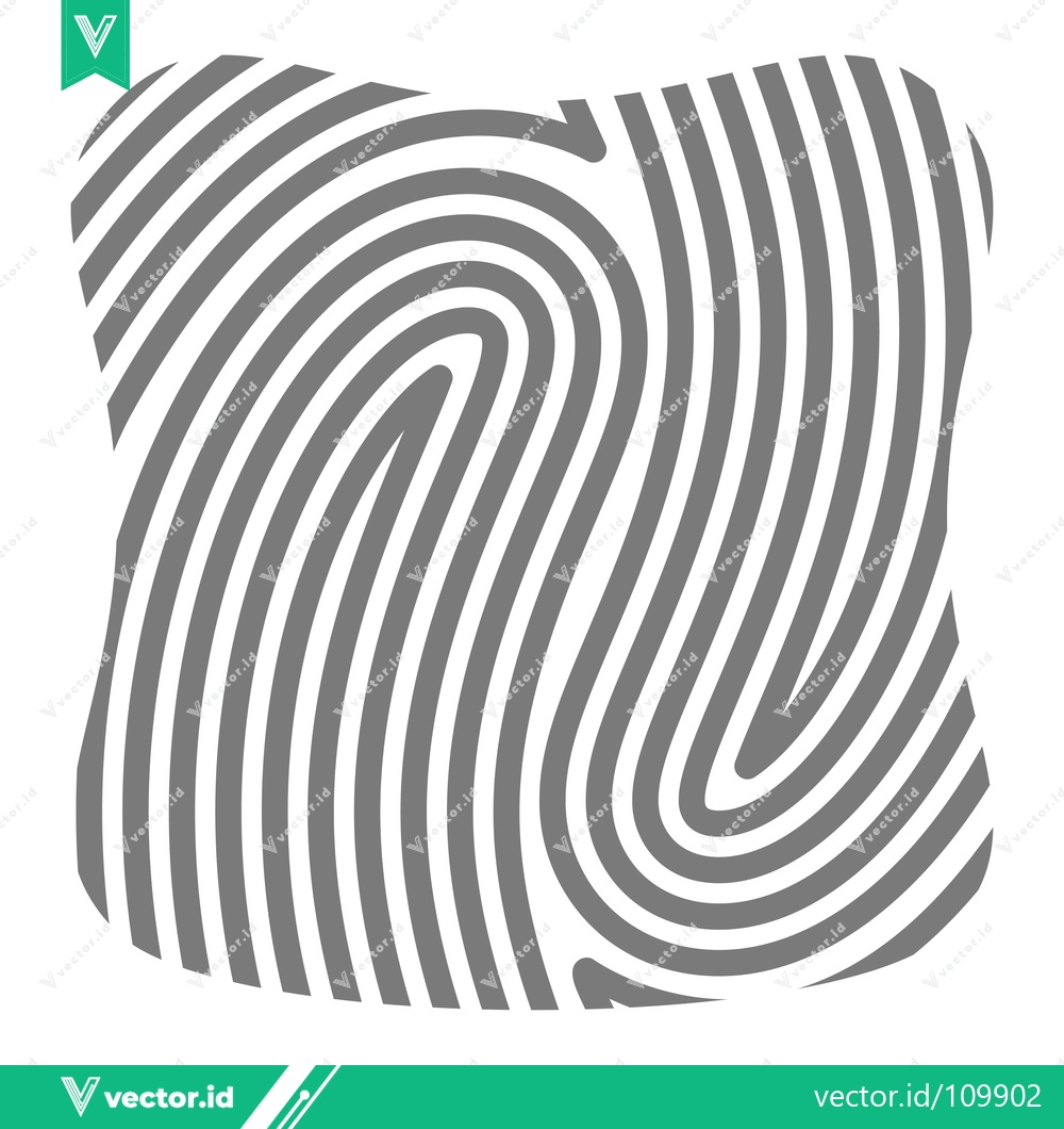 Premium Vector dari Abstract Fingerprint Pattern Graphic Design