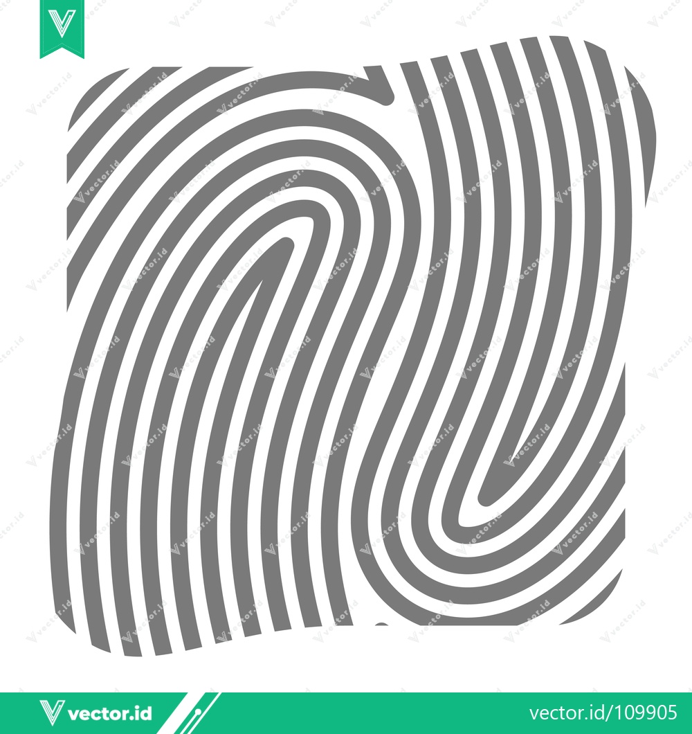 Premium Vector dari Abstract Fingerprint Pattern Graphic Design
