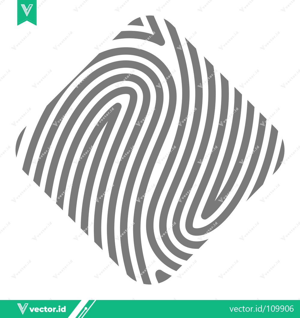 Premium Vector dari Abstract Fingerprint Pattern Graphic Design