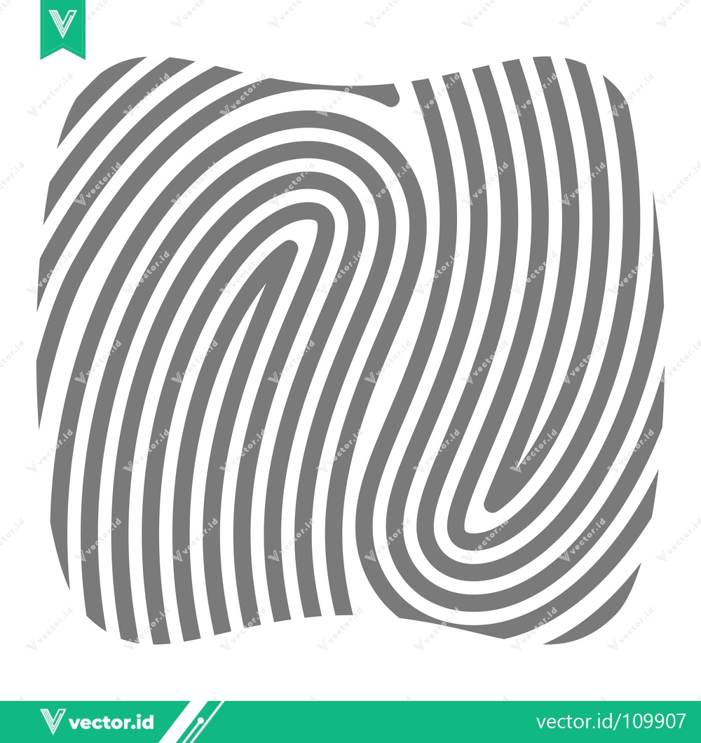 Premium Vector dari Abstract Fingerprint Pattern Graphic Design
