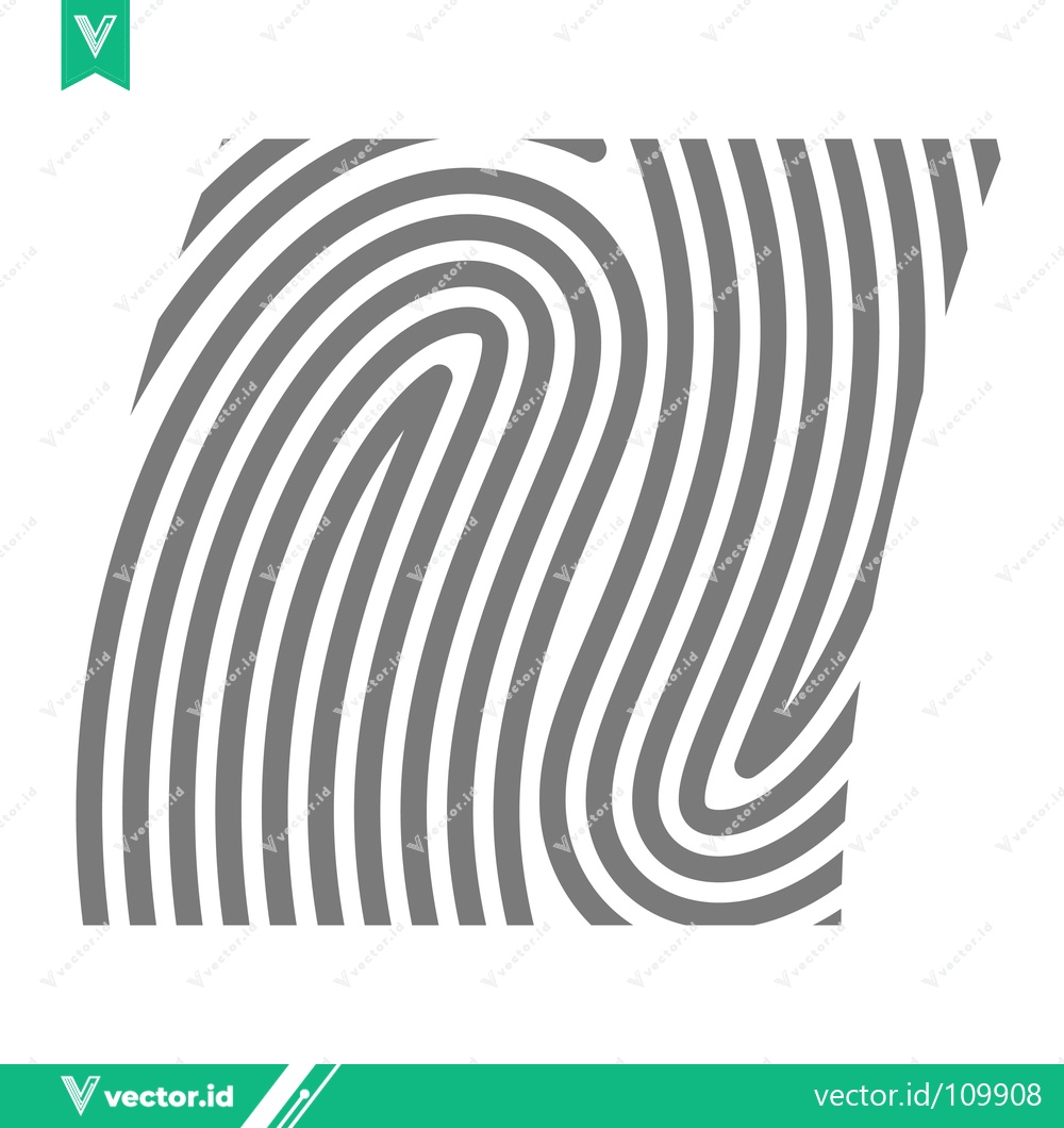 Premium Vector dari Abstract Fingerprint Pattern Graphic Design