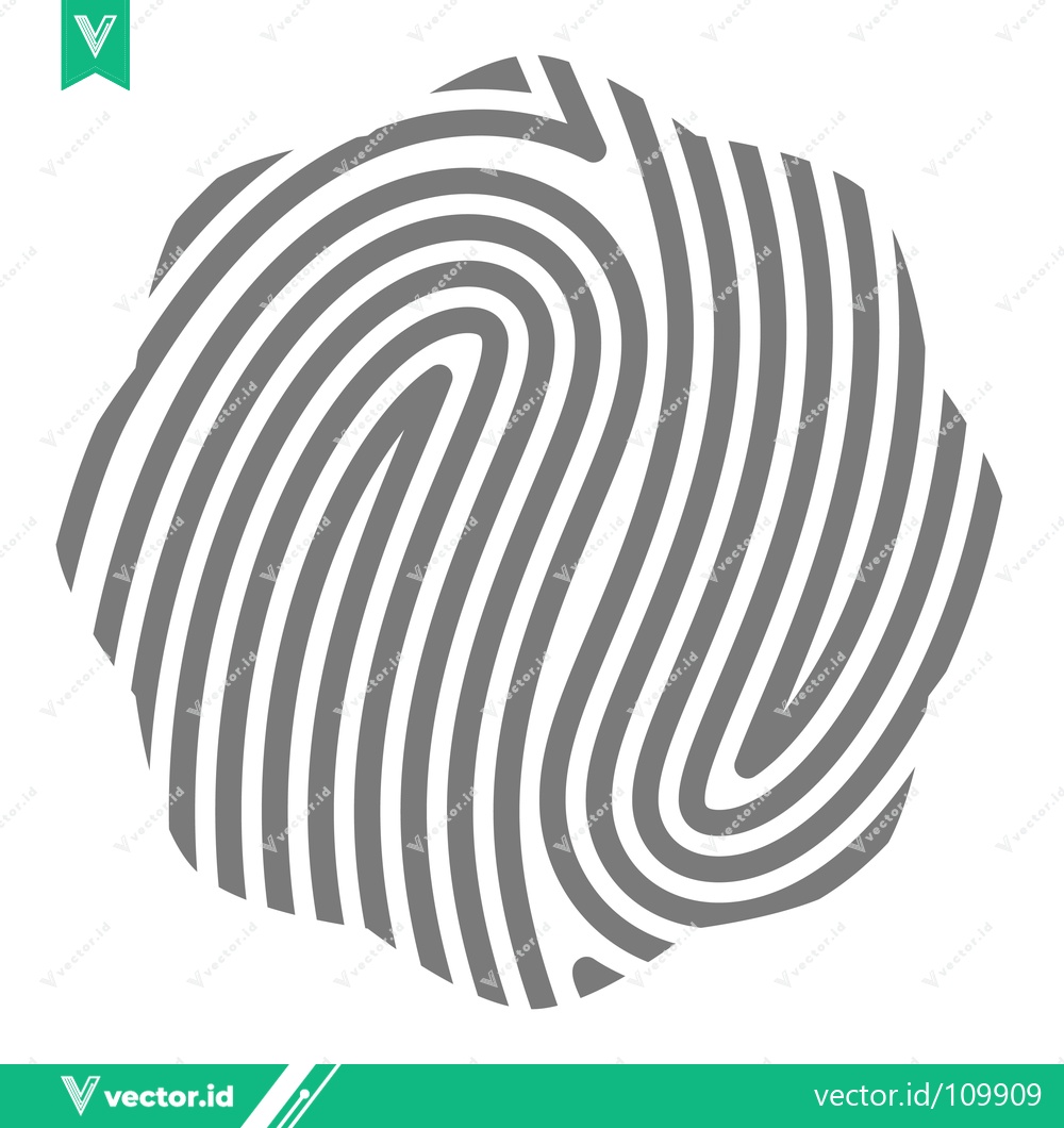 Premium Vector dari Abstract Fingerprint Pattern Graphic Design