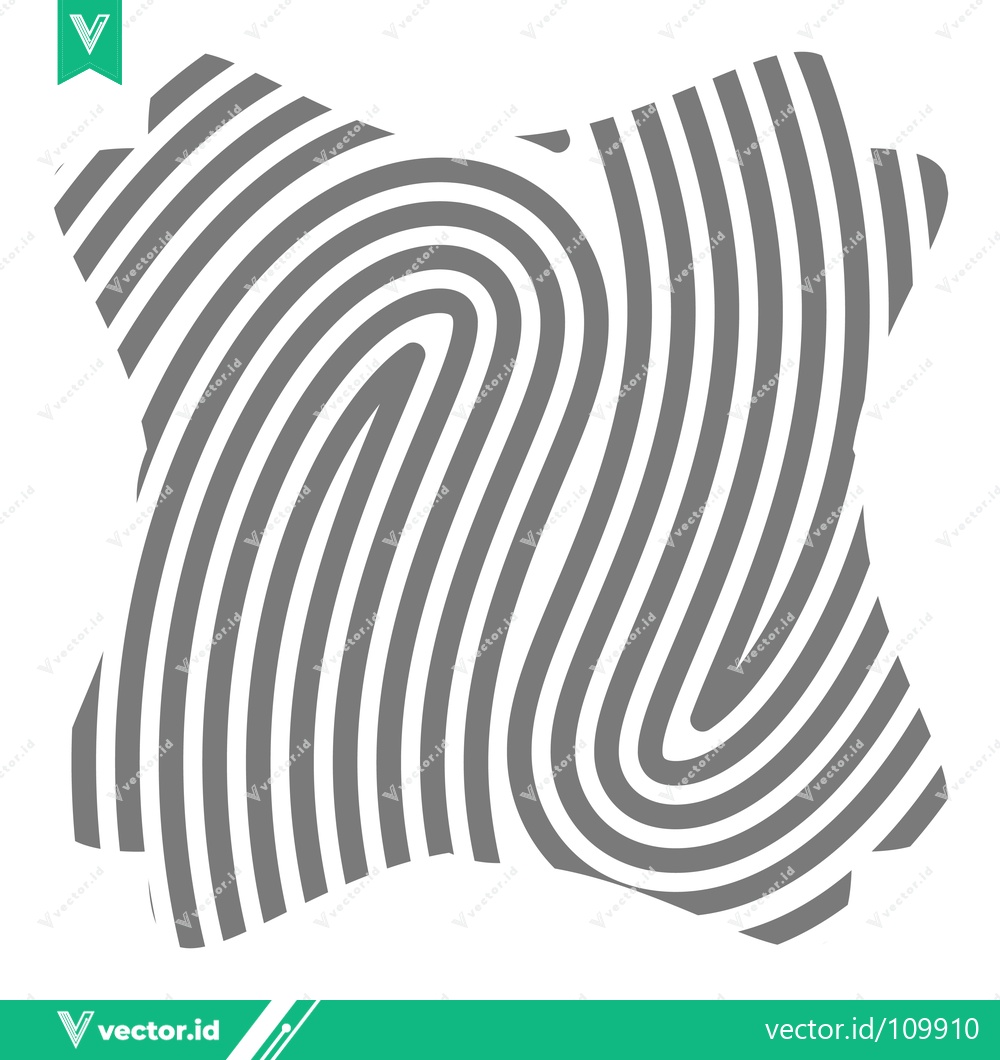 Premium Vector dari Abstract Fingerprint Pattern Graphic Design