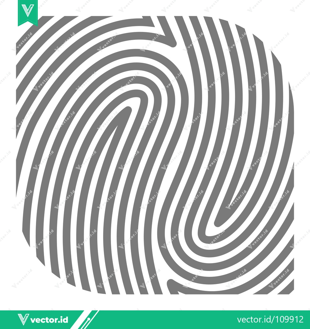 Premium Vector dari Abstract Fingerprint Pattern Graphic Design