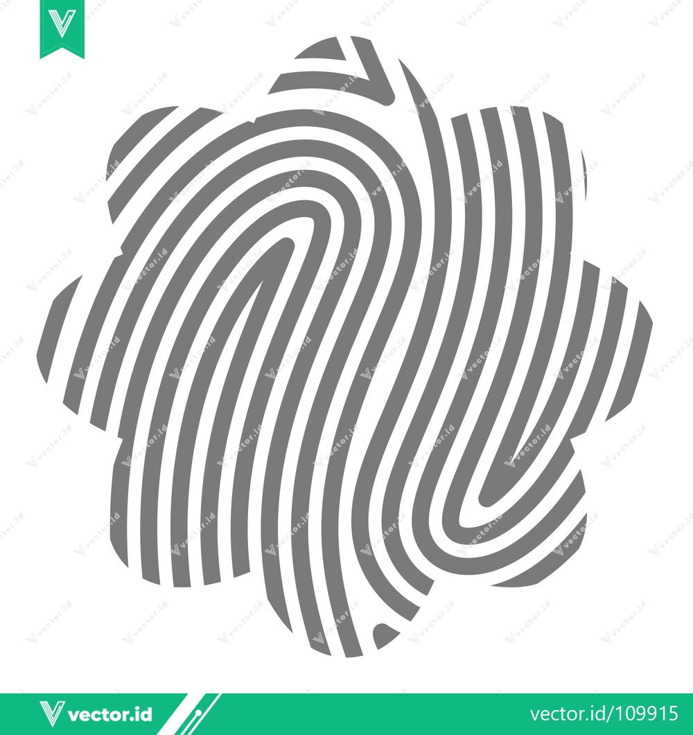 Premium Vector dari Abstract Fingerprint Pattern Graphic Design