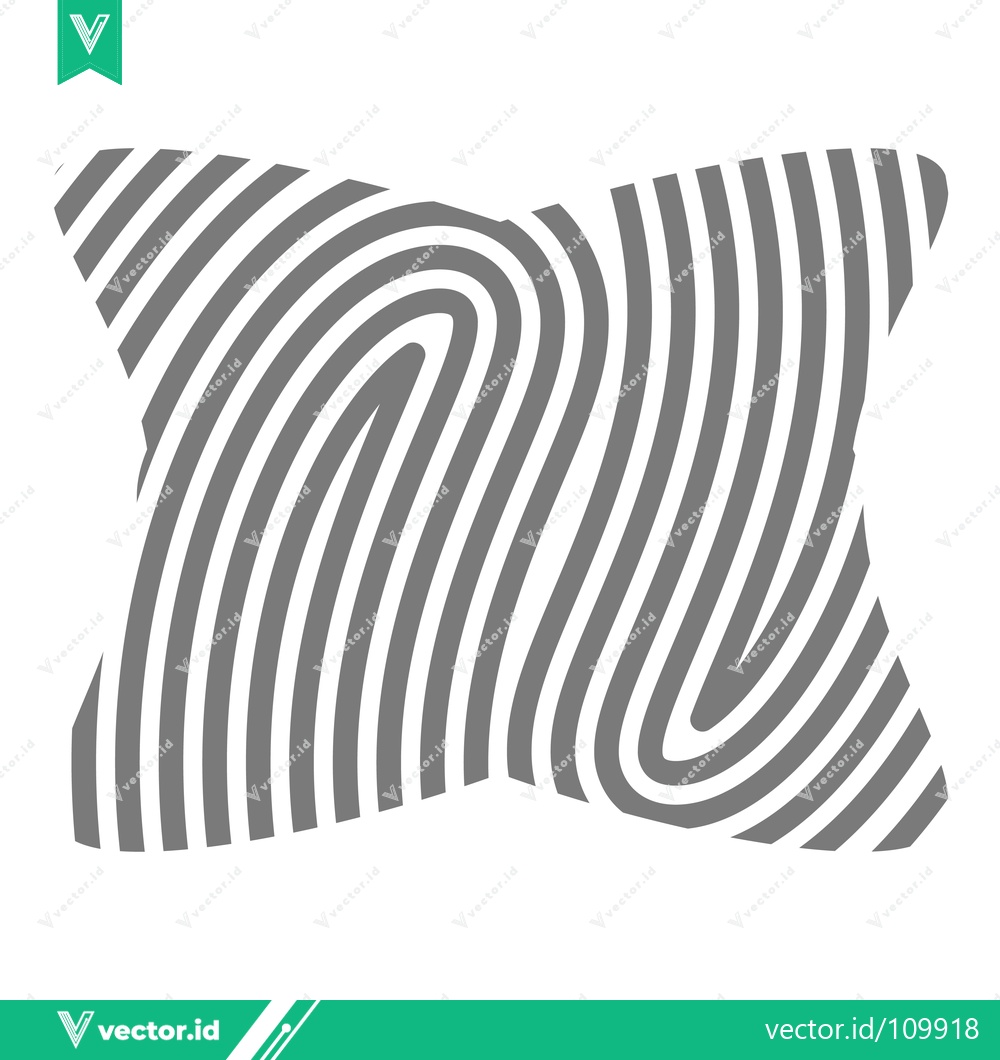 Premium Vector of Abstract Fingerprint Pattern Graphic Design