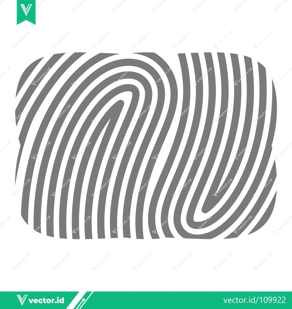 Premium Vector of Abstract Fingerprint Pattern Background