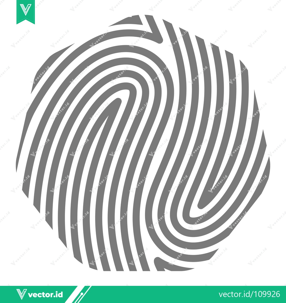 Premium Vector dari Abstract Fingerprint Pattern Graphic Design